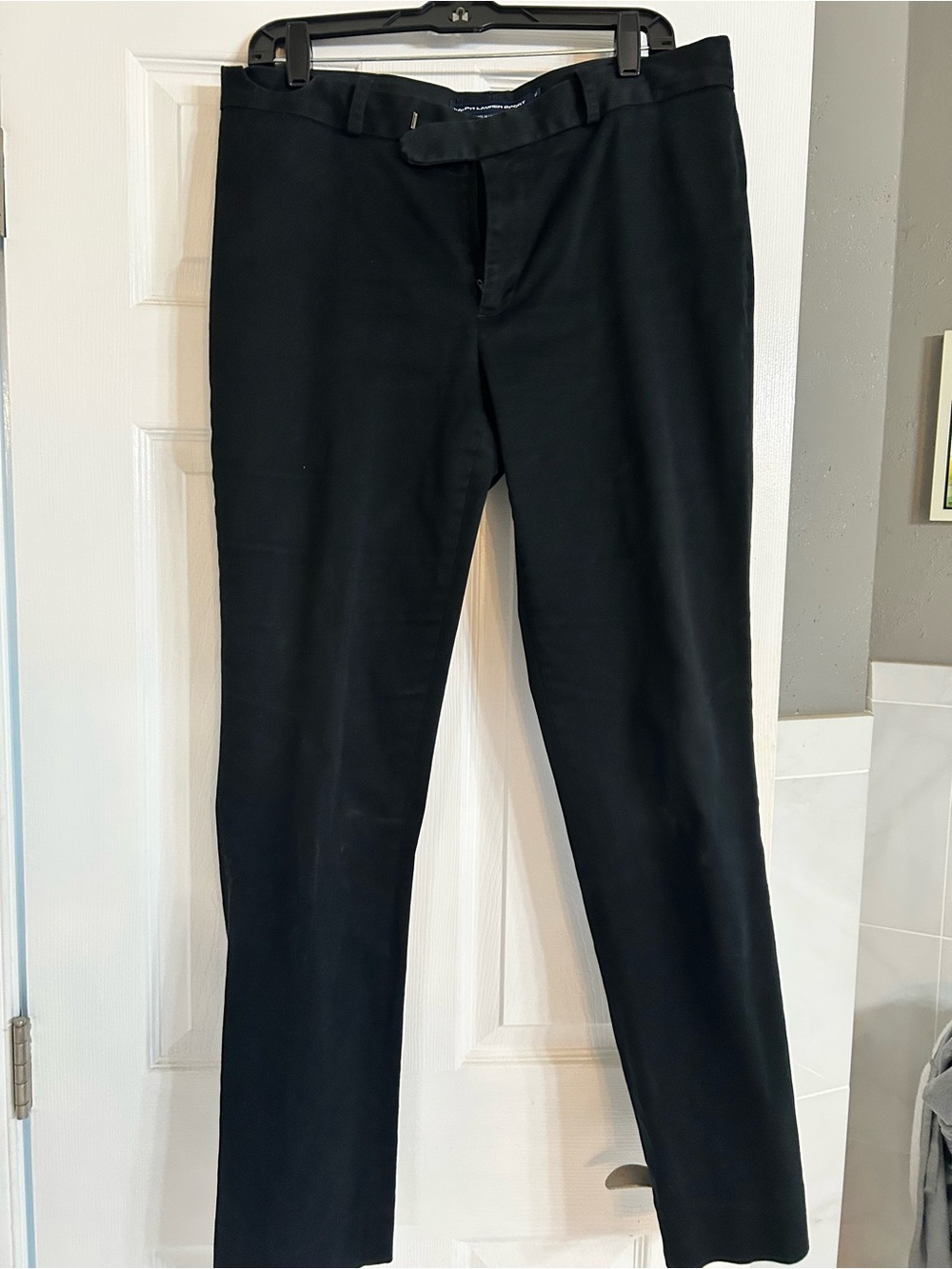 Ralph Lauren Navy Blue Cotton Chinos